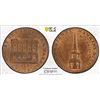 Image 1 : GREAT BRITAIN: AE halfpenny token, 1793, PCGS MS64 RB