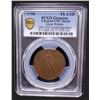 Image 2 : GREAT BRITAIN: AE halfpenny token, 1795, PCGS UNC Detail