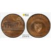 Image 1 : GREAT BRITAIN: AE halfpenny token, 1796, PCGS MS64 BN