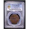 Image 2 : GREAT BRITAIN: AE halfpenny token, 1796, PCGS MS64 BN