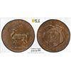 Image 1 : GREAT BRITAIN: AE halfpenny token, 1796, PCGS MS63 BN