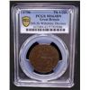 Image 2 : GREAT BRITAIN: AE halfpenny token, 1796, PCGS MS63 BN
