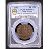 Image 2 : GREAT BRITAIN: AE halfpenny token, 1797, PCGS MS63 BN