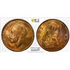 Image 1 : GREAT BRITAIN: George V, 1910-1936, AE penny, 1919, PCGS MS64 RD