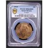 Image 2 : GREAT BRITAIN: George V, 1910-1936, AE penny, 1919, PCGS MS64 RD