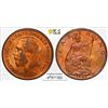 Image 1 : GREAT BRITAIN: George V, 1910-1936, AE farthing, 1921, PCGS MS64 RB