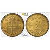 Image 1 : ICELAND: Christian X, 1918-1944, 2 kronur, 1929, PCGS MS65