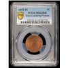 Image 2 : ITALY: LOMBARDY-VENETIA: Franz Joseph I, of Austria, 1848-1866, AE 5 centesimi, 1852-M, PCGS MS63 RB