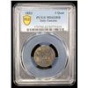 Image 2 : ITALY: TUSCANY: Leopold II, 1824-1859, AE 3 quatrtrini, 1853, PCGS MS62 RB