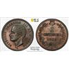 Image 1 : ITALY: Vittorio Emanuele III, 1900-1946, AE 2 centesimi, 1903-R, PCGS MS64 RB