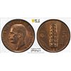 Image 1 : ITALY: Vittorio Emanuele III, 1900-1946, AE 5 centesimi, 1924-R, PCGS MS64 RB