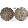 Image 1 : SWEDISH LIVONIA: Christina, 1632-1654, AR solidus, Riga, [16]54, PCGS MS61