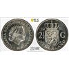 Image 1 : NETHERLANDS: Juliana, 1948-1980, AR 2½ gulden, 1961, PCGS Proof 66