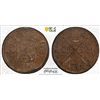 Image 1 : SWEDEN: Frederick I, 1720-1751, AE 2 öre, 1748, PCGS AU58