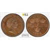 Image 1 : SWEDEN: Carl XIV Johan, 1818-1844, AE 1/6 skilling, 1832, PCGS MS65