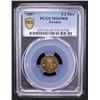 Image 2 : SWEDEN: Oscar I, 1844-1859, AE 1/2 ore, 1857, PCGS MS65