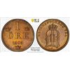 Image 1 : SWEDEN: Oscar II, 1872-1907, AE ore, 1905, PCGS MS64 RB
