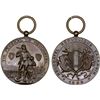 Image 1 : SWITZERLAND: NEUCHÂTEL/NEUENBURG: AE shooting medal (17.98g), 1898, Choice UNC