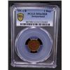 Image 2 : SWITZERLAND: Confederation, AE rappen, 1926-B, PCGS MS63 RB