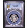 Image 2 : SWITZERLAND: Confederation, AR franc, 1928-B, PCGS MS66