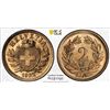 Image 1 : SWITZERLAND: Confederation, AE 2 rappen, 1932-B, PCGS MS66 RD