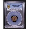 Image 2 : SWITZERLAND: Confederation, AE rappen, 1934-B, PCGS MS65 RD