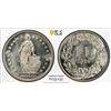 Image 1 : SWITZERLAND: Confederation, AR franc, 1936-B, PCGS MS66