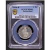 Image 2 : SWITZERLAND: Confederation, AR franc, 1936-B, PCGS MS66