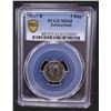 Image 2 : SWITZERLAND: Confederation, 5 rappen, 1937-B, PCGS MS65