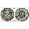 Image 1 : SWITZERLAND: Confederation, AR franc, 1939-B, PCGS MS66