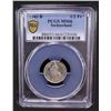 Image 2 : SWITZERLAND: Confederation, AR 1/2 franc, 1943-B, PCGS MS66