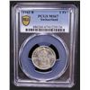 Image 2 : SWITZERLAND: Confederation, AR franc, 1943-B, PCGS MS67