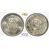 Image 1 : SWITZERLAND: Confederation, AR franc, 1944-B, PCGS MS67