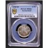 Image 2 : SWITZERLAND: Confederation, AR franc, 1945-B, PCGS MS66
