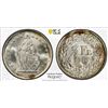 Image 1 : SWITZERLAND: Confederation, AR 1/2 franc, 1946-B, PCGS MS66