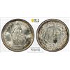 Image 1 : SWITZERLAND: Confederation, AR 1/2 franc, 1951-B, PCGS MS67