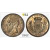 Image 1 : BELGIAN CONGO: Leopold II, 1885-1908, AR franc, 1887, PCGS AU58