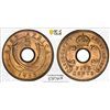 Image 1 : EAST AFRICA & UGANDA: George V, 1910-1936, AE 5 cents, 1935, PCGS MS65 RB