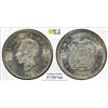 Image 1 : ECUADOR: Republic, AR 1/2 décimo, Lima, 1912, PCGS MS65