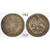 Image 1 : MEXICO: Republic, AR 8 reales, 1868/7-Pi, PCGS VF details