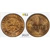 Image 1 : NETHERLANDS ANTILLES: Juliana, 1948-1980, AE cent, 1952, PCGS MS67 RD