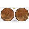 Image 1 : NEW ZEALAND: Elizabeth II, 1952-2022, AE 2 cents, ND (1967), PCGS UNC details
