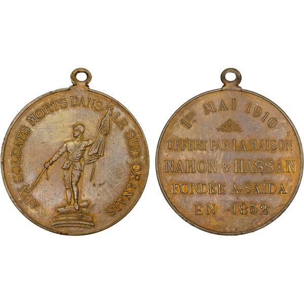 ALGERIA: AE medal, 1910, AU