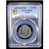 Image 2 : EGYPT: Farouk, 1936-1952, 5 milliemes, 1941/AH1360, PCGS MS62