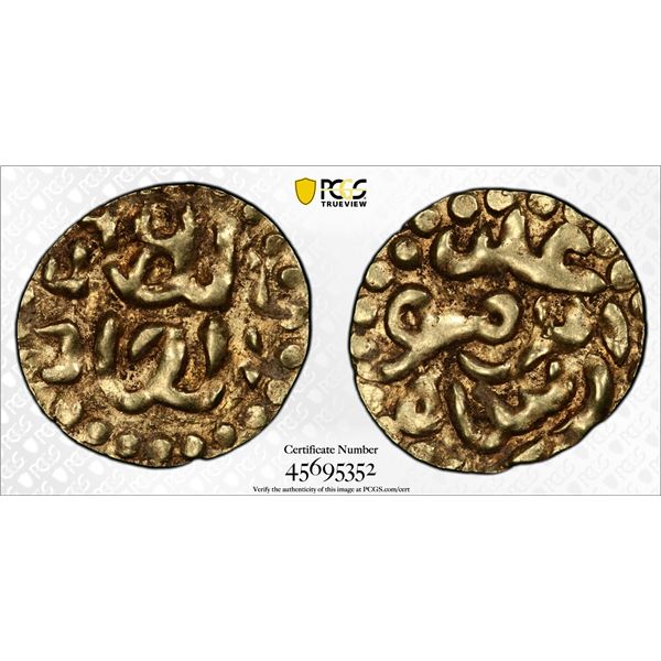 INDONESIA: ACEH: Ali Ri'ayat Syah II, 1586-1589, AV kupang (0.55g), PCGS AU58.
