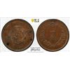 Image 1 : JAPAN: Meiji, 1868-1912, AE sen, year 9 (1876), PCGS MS62 BN