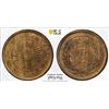 Image 1 : JAPAN: Taisho, 1912-1926, AE sen, year 4 (1915), PCGS MS63 RB