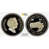 Image 1 : JORDAN: Hussein b. Talal, 1952-1999, AR 3 dinars, 1981/AH1401, PCGS PF67 Deep Cameo