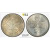 Image 1 : PALESTINE: British Mandate, AR 50 mils, 1934, PCGS UNC detail