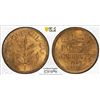 Image 1 : PALESTINE: British Mandate, AE mil, 1940, PCGS MS64 RB